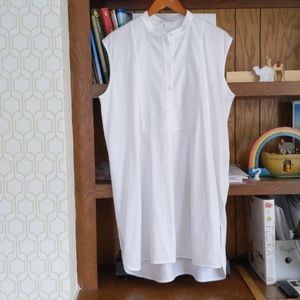 COS lightweight 100% cotton sleeveless tunic